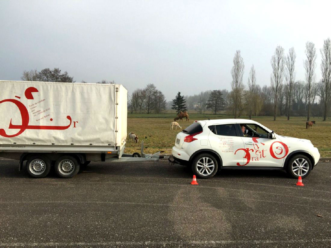 Permis remorque auto-ecole trajectoire a scey sur saone, jussey, secteur vesoul