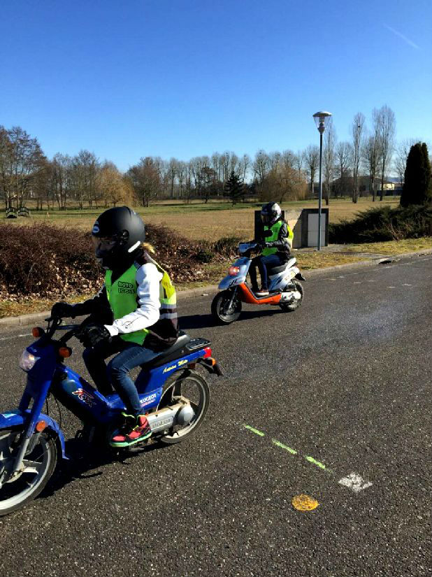 Mobylette Fox et Scoot BW'S auto ecole trajectoire vesoul, jussey, scey sur saone