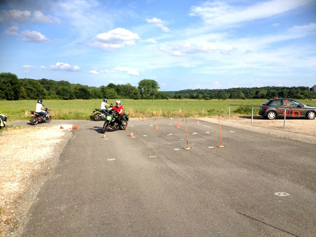 Piste pour permis Moto a Jussey, Scey Sur Sane, Vesoul